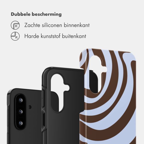Selencia Vivid Backcover Samsung Galaxy A17 (5G) / (4G) - Dream Swirl Chocolate
