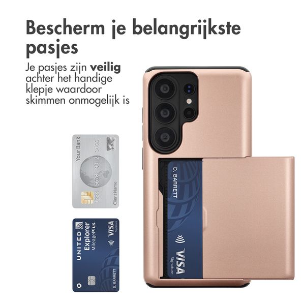 imoshion Backcover met pasjeshouder Samsung Galaxy S26 Ultra - Rose Gold