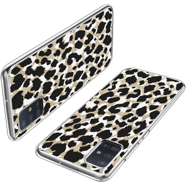 imoshion Design hoesje Samsung Galaxy A51 - Golden Leopard