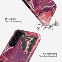 Selencia Vivid Tough Backcover Samsung Galaxy S23 - Marble Purple