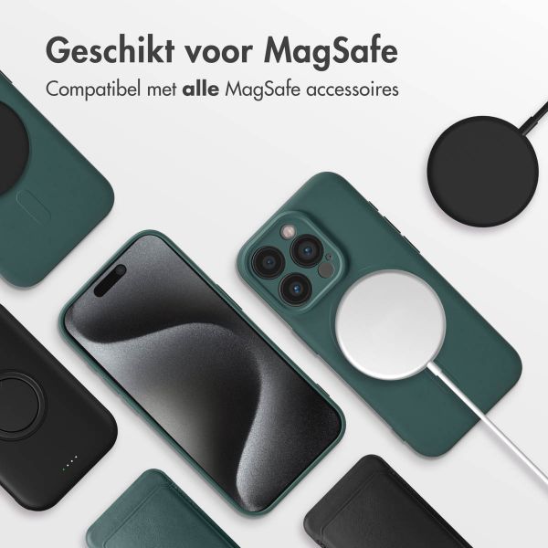 imoshion Color Backcover met MagSafe Apple iPhone 15 Pro - Donkergroen