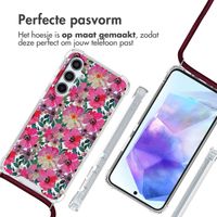 imoshion Design hoesje met koord Samsung Galaxy A55 - Flower Water