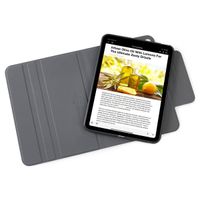 Pipetto Origami No5 Rotating Folio Case Apple iPad Air 11 inch (2025) M3 / (2024) M2 / Air 5 (2022) / Air 4 (2020) - Zwart