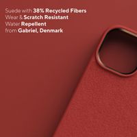 Njorð Collections Suède Comfort+ Case iPhone 14 Pro Max - Burnt Orange