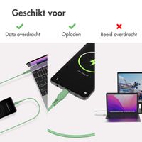 imoshion Braided USB-C naar USB-C kabel - 1 meter - Groen