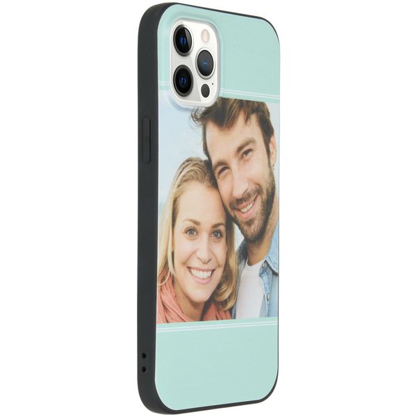 Ontwerp je eigen Apple iPhone 12 Pro Max gel hoesje - Zwart