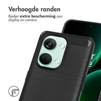 imoshion Brushed Backcover OnePlus Nord 3 - Zwart