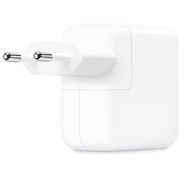 Apple Originele Dual USB-C Power Adapter 35W + 2x Originele USB-C naar USB-C oplaadkabel 60W - 1 meter - Wit