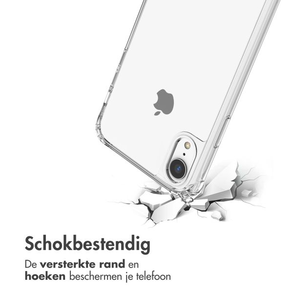 imoshion Backcover met koord + armband iPhone Xr - Parels Hartjes