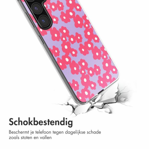 imoshion Design hoesje Samsung Galaxy S24 FE - Dusty Rose Blossoms