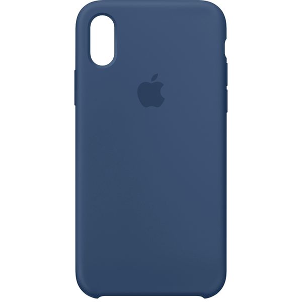 Apple Silicone Backcover iPhone X - Blue Cobalt