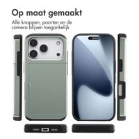 imoshion Backcover met pasjeshouder Apple iPhone 17 Pro - Groen