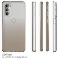 Accezz Clear Backcover Motorola Moto G51 - Transparant