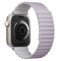 Uniq Revix dubbelzijdig bandje Apple Watch Series 1 t/m 9 / SE (38/40/41 mm) | Series 10 / 11 (42 mm) - Lilac / White