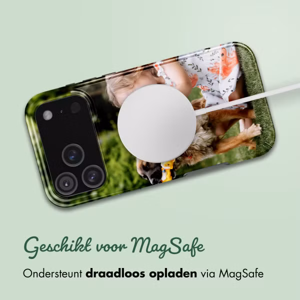 Ontwerp je eigen tough case met MagSafe Apple iPhone 17 Pro Max - Wit
