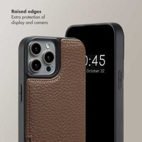 Selencia Nova Phone Case with Cord and Card Holder Apple iPhone 15 Pro - Mocha Brown