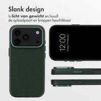 Accezz MagSafe Leather Backcover Apple iPhone 18 Pro Max / 17 Pro Max - Cedar Green