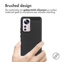 imoshion Brushed Backcover Xiaomi 12 Pro - Zwart