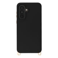 Selencia Rivièra MagSafe Backcover met afneembare haakjes Samsung Galaxy A36 / A56 - Velvet Black