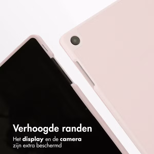Accezz Smart Silicone Bookcase Samsung Galaxy Tab A11 Plus / A9 Plus - Roze