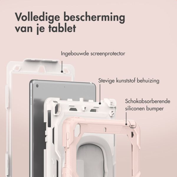 imoshion Rugged Kidsproof Backcover Apple iPad 9 (2021) 10.2 inch / iPad 8 (2020) 10.2 inch / iPad 7 (2019) 10.2 inch - Lichtroze