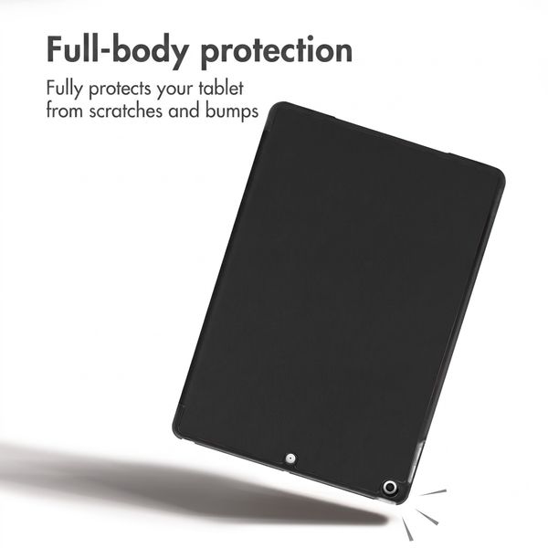 imoshion Trifold Book Case Apple iPad 9 (2021) 10.2 inch / iPad 8 (2020) 10.2 inch / iPad 7 (2019) 10.2 inch - Black