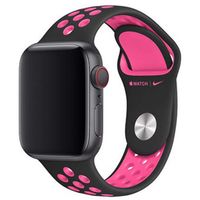 Apple Nike Sport Band Apple Watch | 38/40/41/42 mm - Maat S/M/L - Black / Pink Blast