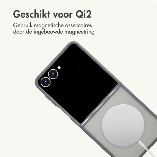 imoshion Color Guard Backcover met MagSafe Samsung Galaxy Z Flip 8 - Grijs