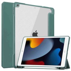 imoshion Trifold Hardcase Bookcase Apple iPad 9 (2021) 10.2 inch / iPad 8 (2020) 10.2 inch / iPad 7 (2019) 10.2 inch - Groen