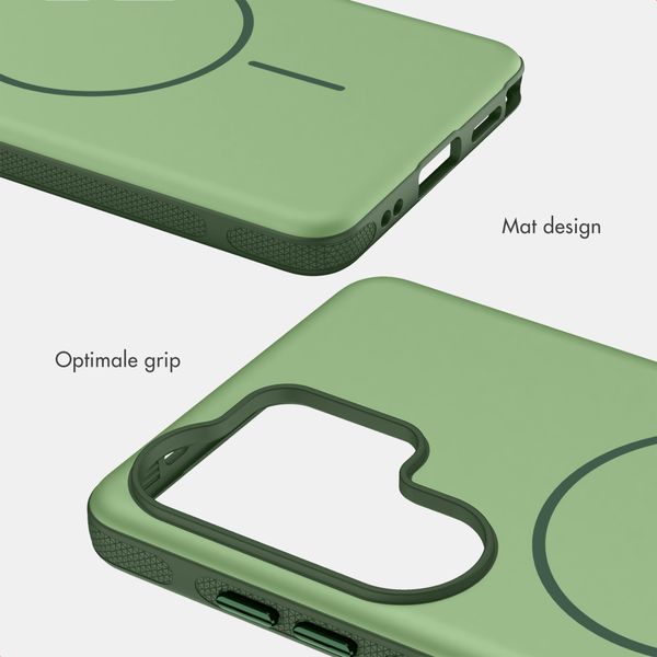 imoshion Color Backcover met Thin MagSafe Ring Samsung Galaxy S26 Ultra - Donkergroen