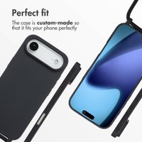 imoshion Silicone Case with Strap Apple iPhone Air - Black
