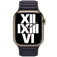 Apple Leather Link Apple Watch | 38/40/41/42 mm - Size S/M - Ink