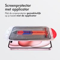 Accezz Gehard Glas Privacy Screenprotector + Applicator Apple iPhone 16 / 15