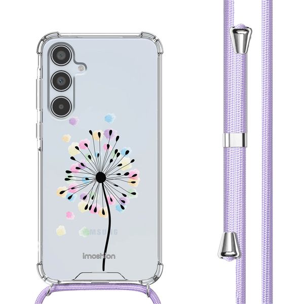 imoshion Design hoesje met koord Samsung Galaxy A35 - Sandstone Dandelion