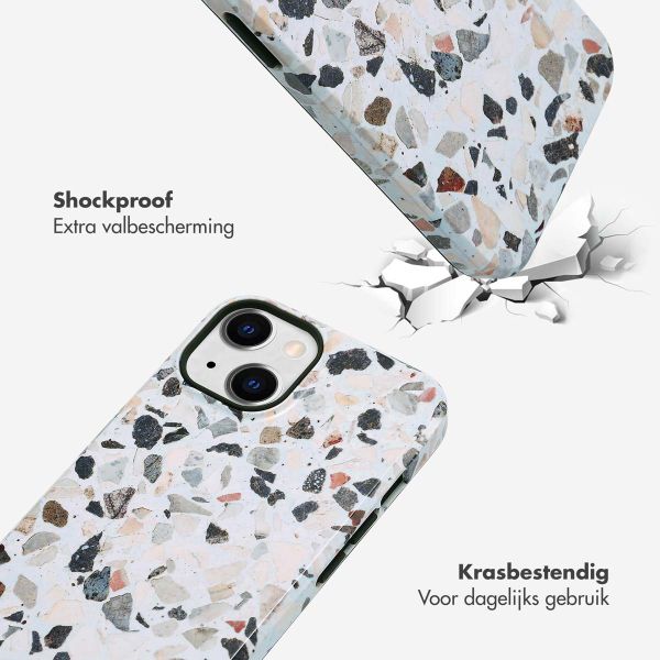 Selencia Vivid Tough Backcover iPhone 14 - Chic Terazzo