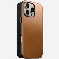 Nomad Modern Leather FolioBookcase Apple iPhone 16 Pro Max - English Tan