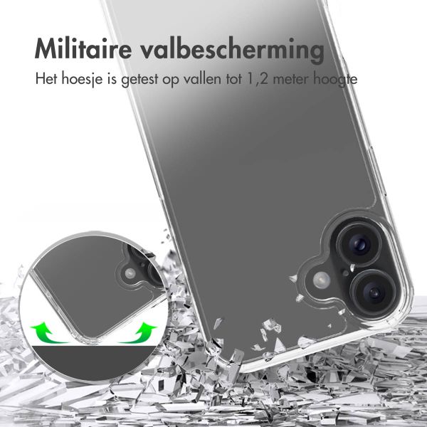 Accezz Xtreme Impact Backcover Apple iPhone 16 Plus - Transparant