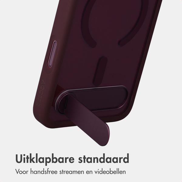 Accezz Hold Backcover met MagSafe Apple iPhone 18 Pro Max / 17 Pro Max - Dark Cherry