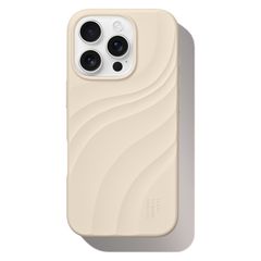 iDeal of Sweden Soft Swirl Silicone MagSafe Case Apple iPhone 16 Pro Max - Cloud Dancer