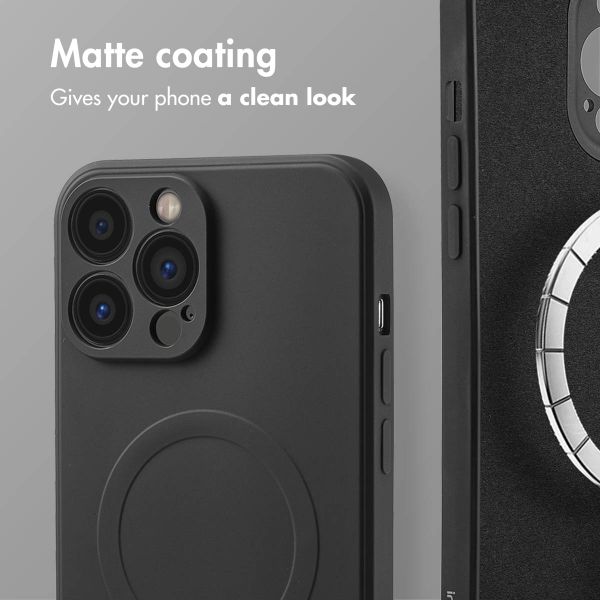 imoshion Colour Back Cover with MagSafe Apple iPhone 13 Pro Max - Black