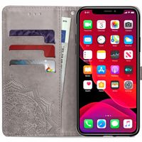Mandala Bookcase Apple iPhone 11 - Grijs