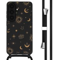 imoshion Siliconen design hoesje met koord Samsung Galaxy S26 - Sky Black