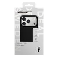 iDeal of Sweden Silicone Case met MagSafe Apple iPhone 18 Pro / 17 Pro - Iconic Black