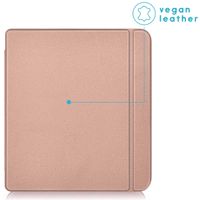 imoshion Slim Hard Case Sleepcover met stand Kobo Libra Colour - Rosé Goud