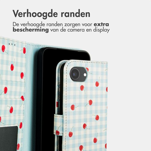 imoshion Design Bookcase Apple iPhone 17e / 16e - Cherry Check