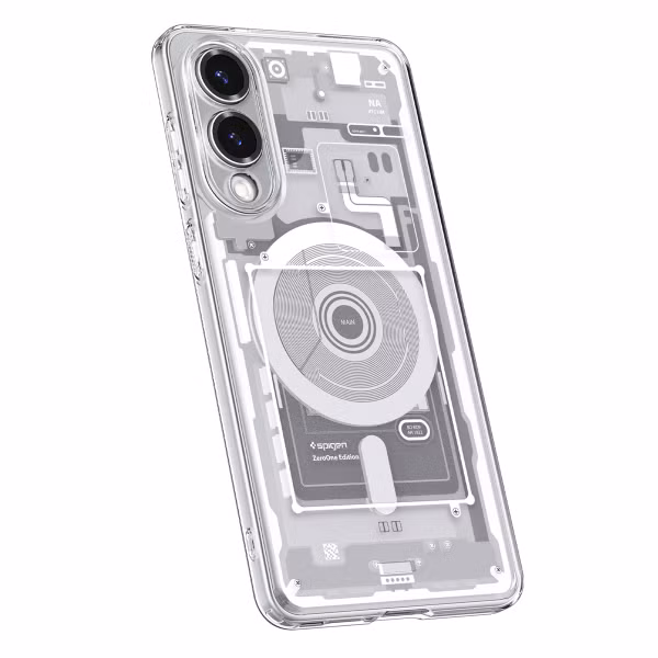 Spigen Ultra Hybrid Zero One MagFit Backcover Samsung Galaxy S25 Edge - Wit