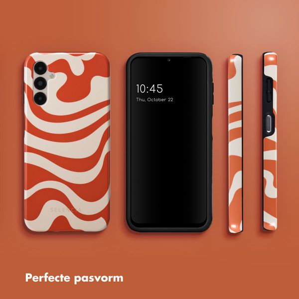 Selencia Vivid Tough Backcover Samsung Galaxy A14 (5G/4G) - Dream Swirl Orange