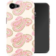 Selencia Vivid Backcover met MagSafe Apple iPhone 17e / 16e - Paisley Blush
