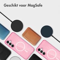 imoshion Sparkle Backcover met MagSafe Samsung Galaxy S25 - Glitter Roze