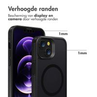 Accezz Rugged Frosted MagSafe Backcover Apple iPhone 14 - Zwart